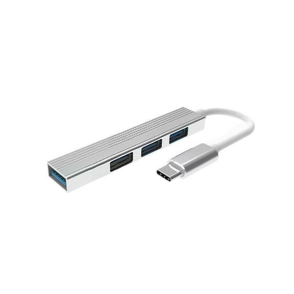 7-Port USB 3.0 Hub with Gigabit Ethernet, PD Charging and HDMI, Portable Gray USB-C Hub for Laptop, Desktop, Mac and Windows