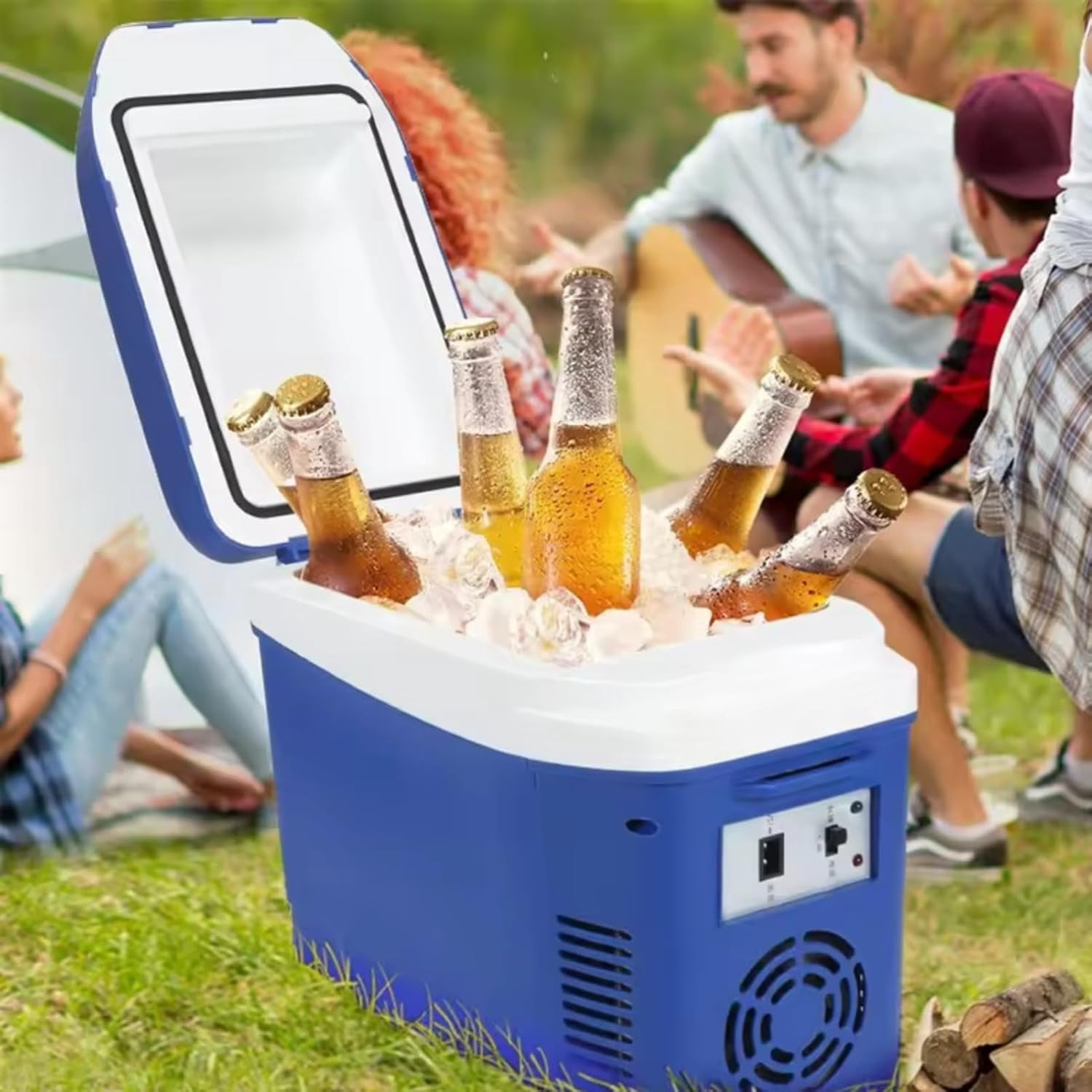 7 Quart Car Refrigerator Electric Cooler Warmer Portable  Freezer for Truck RV SUV Travel