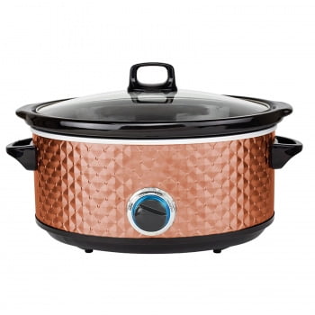 7 Quart Slow Cooker Copper Quilted