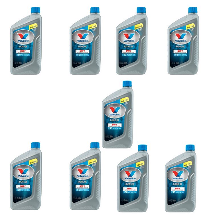 7 Quarts Engine Motor Oil Valvoline VR1 Racing SAE 50 MPN