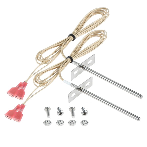 7" RTD Temperature Probe with 46" Stainless Steel Wire