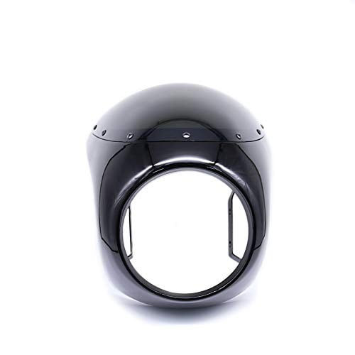 7" Round Headlight Retro Handlebar Fairing Windshield For Harley Cafe Racer - ABS