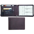 thumbnail image 1 of 7 Ring Check Binder for Business Checks, Checkbook Binder with Zipper for 3-up Business Checks,Personalized Check Book Portfolio for 9 x 13 inch Sheets 600 Check, Check Holders for Men/Women, 1 of 10