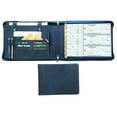 thumbnail image 1 of 7 Ring Check Binder for Business Checks, Checkbook Binder with Zipper for 3-up Business Checks,Personalized Check Book Portfolio for 9 x 13 inch Sheets 600 Check, Check Holders for Men/Women, 1 of 7