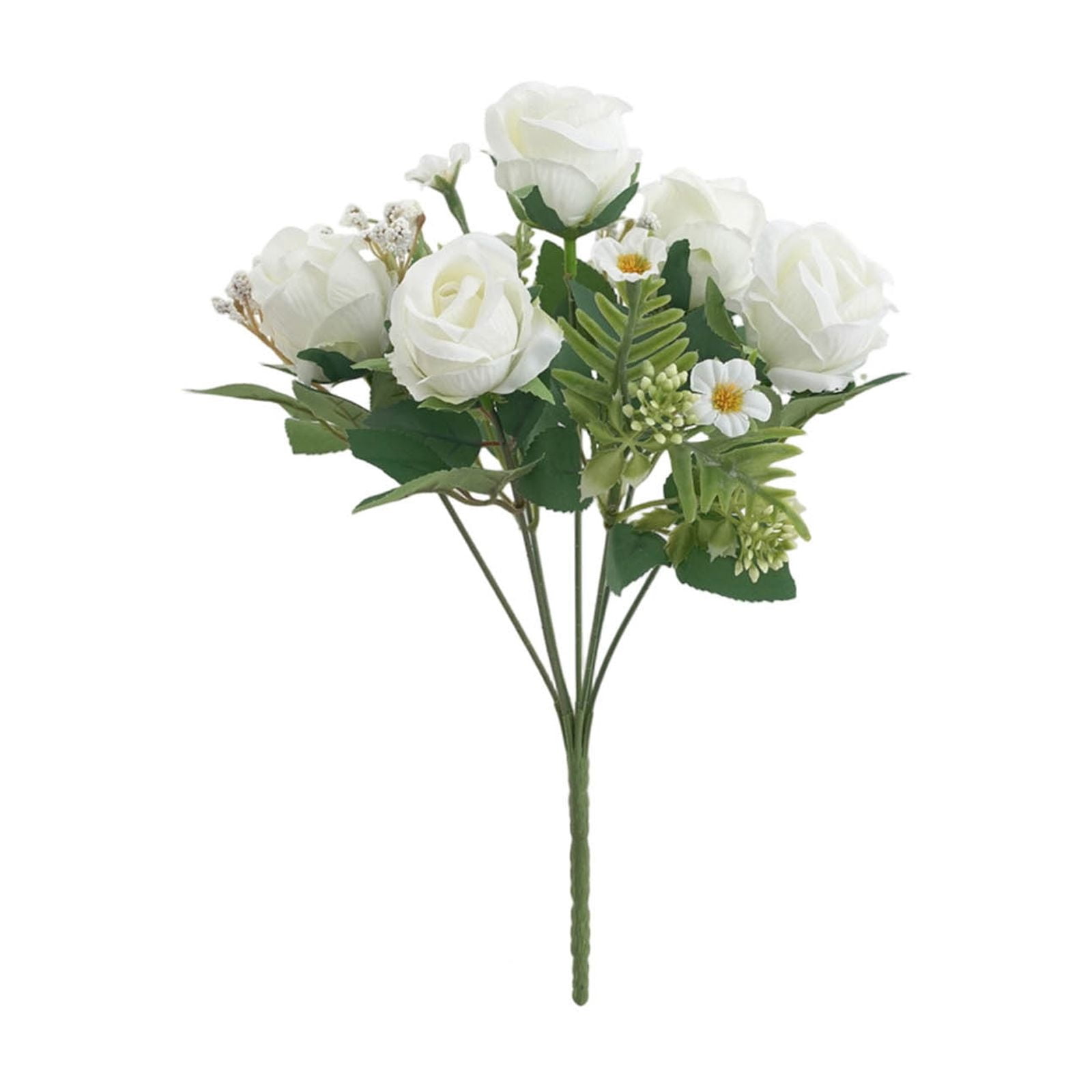 10pcs Simulation Artificial Rose Flower Silk Bouquet Wedding Party Hom