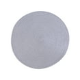 thumbnail image 1 of 7'' Round Placemats Set of 3, Woven Table Mats, Non Slip Heat Resistant Braided Place Mats for Farmhouse Decor and Kitchen Table Decor, 1 of 6