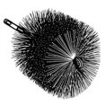 thumbnail image 1 of 7" Round Standard Threaded Brush, 1 of 1
