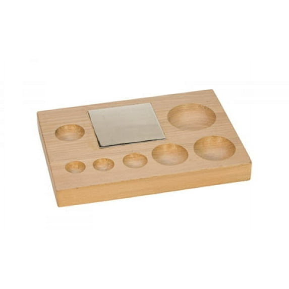 7 Round & Steel Block--Dapping Block