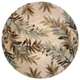 thumbnail image 1 of 7' Round Wool Ivory  Area Rug, 1 of 2