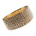 thumbnail image 1 of 7 Row Stretchey Bracelet, Gold, 1 of 1