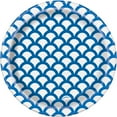 thumbnail image 1 of 7" Scalloped Paper Dessert Plates, Royal Blue, 8ct, 1 of 2