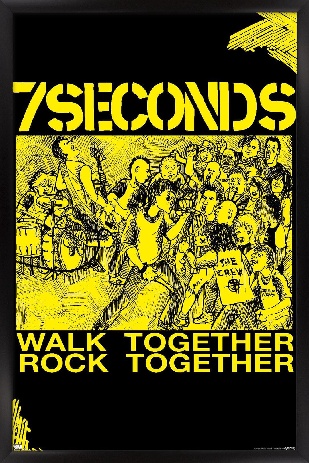 7 Seconds - Together Wall Poster, 14.725" x 22.375", Framed