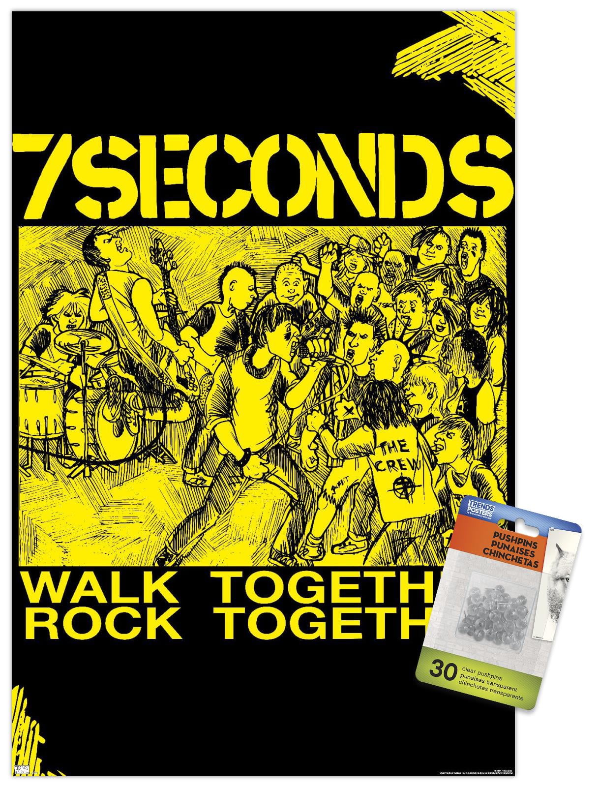 7 Seconds - Together Wall Poster with Pushpins, 14.725" x 22.375"
