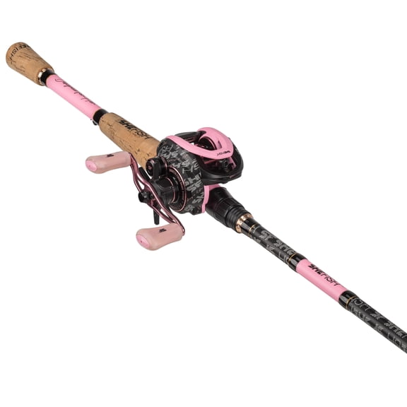 7' SheFish Pink Stitched Fashion Elite Baitcast Combo