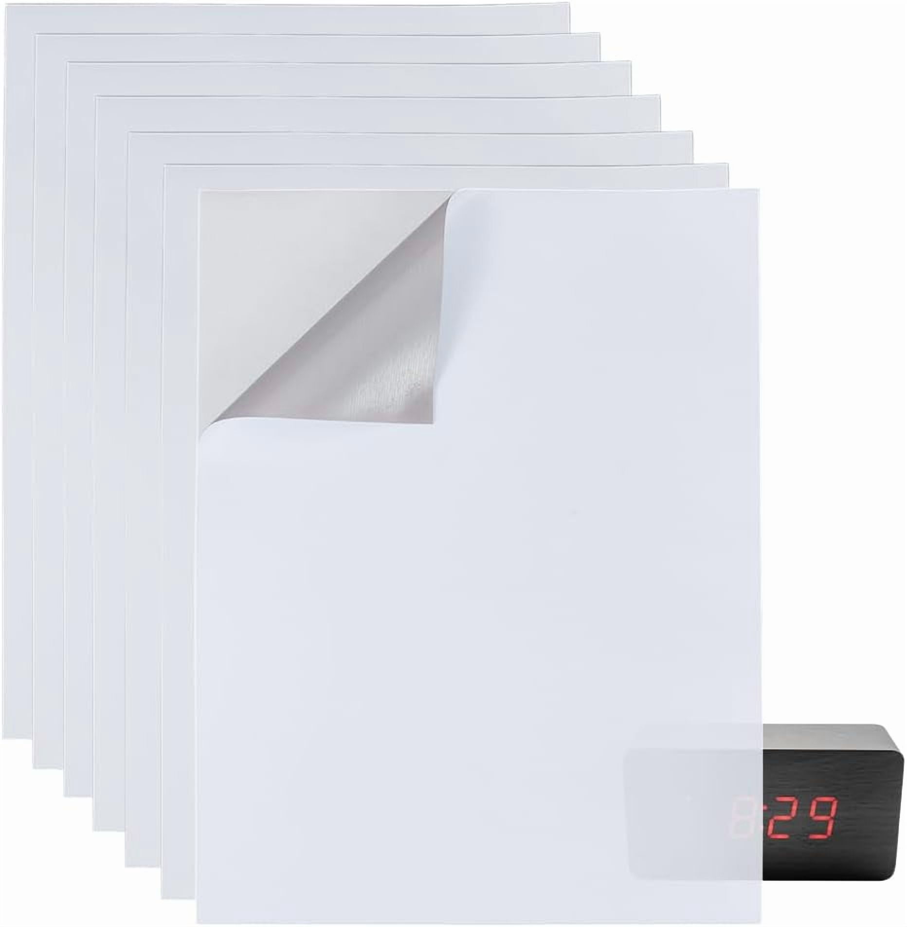 Led Light Behind Sticker 7 Sheets LED Light Blocking Stickers 6.7x5.1 Inch White Adhensive Light ...