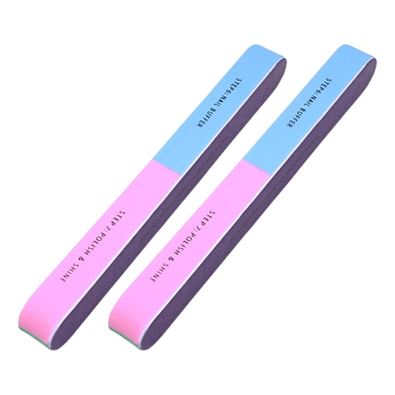 7-Sided Buffer Block with Multi-Grit Surfaces for Smoothing, Shaping & Professional Manicure, Gentle on Cuticles