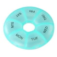 thumbnail image 1 of 7-Sided Portable Box Planner Small Case (Seven Day Weekly Container) Medication, Boxes Organizer Pillbox Dispenser Organizer, Xinsrenus Under $5! 7-Sided Portable Box Planner Small, 1 of 2
