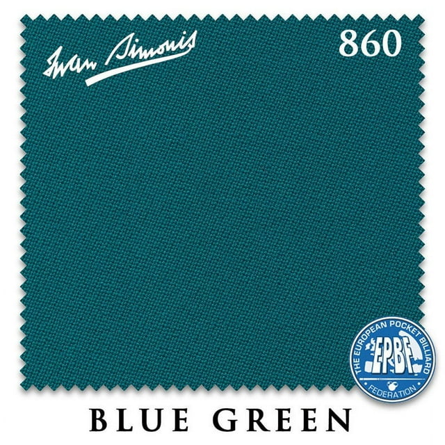7' Simonis 860 Pool Billiard Table Cloth - Blue Green - AUTHORIZED DEALER