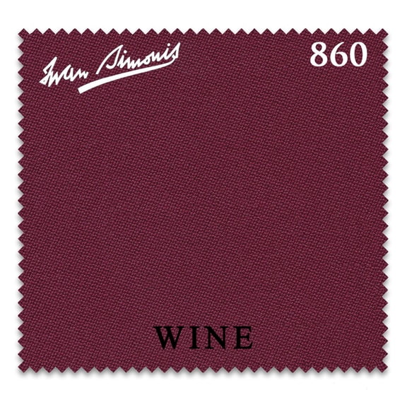 7' Simonis 860 Pool Billiard Table Cloth - Wine - AUTHORIZED DEALER