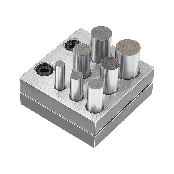 7 Sizes Disc Cutter Set Carbon Steel Circle Round Disc Cutter Jewelry Making Metal Cutting Forming Pendant Charm Coin Punch Tool Metal Precision