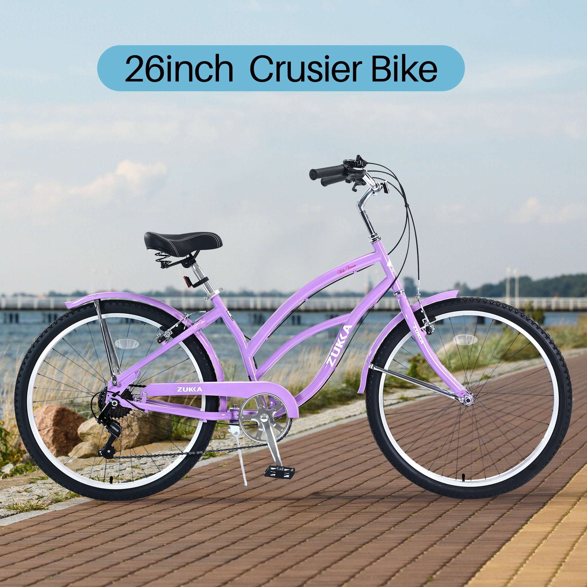 26 Huffy Cape Cod Newbury Women s Cruiser Bike Soft White Walmart