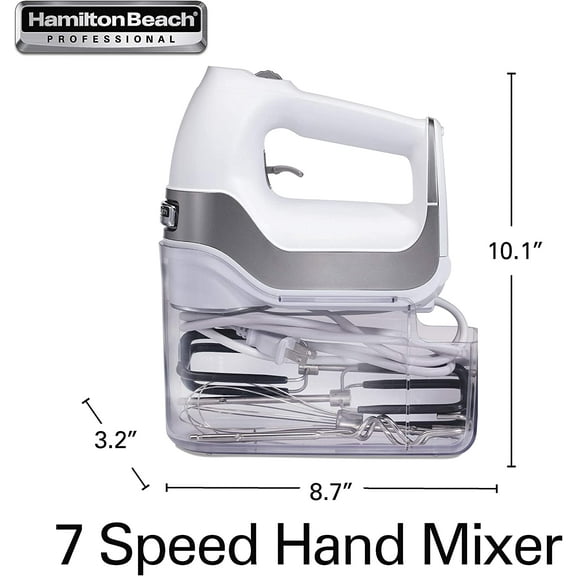 7-Speed Digital Electric Hand Mixer with High-Performance  Motor