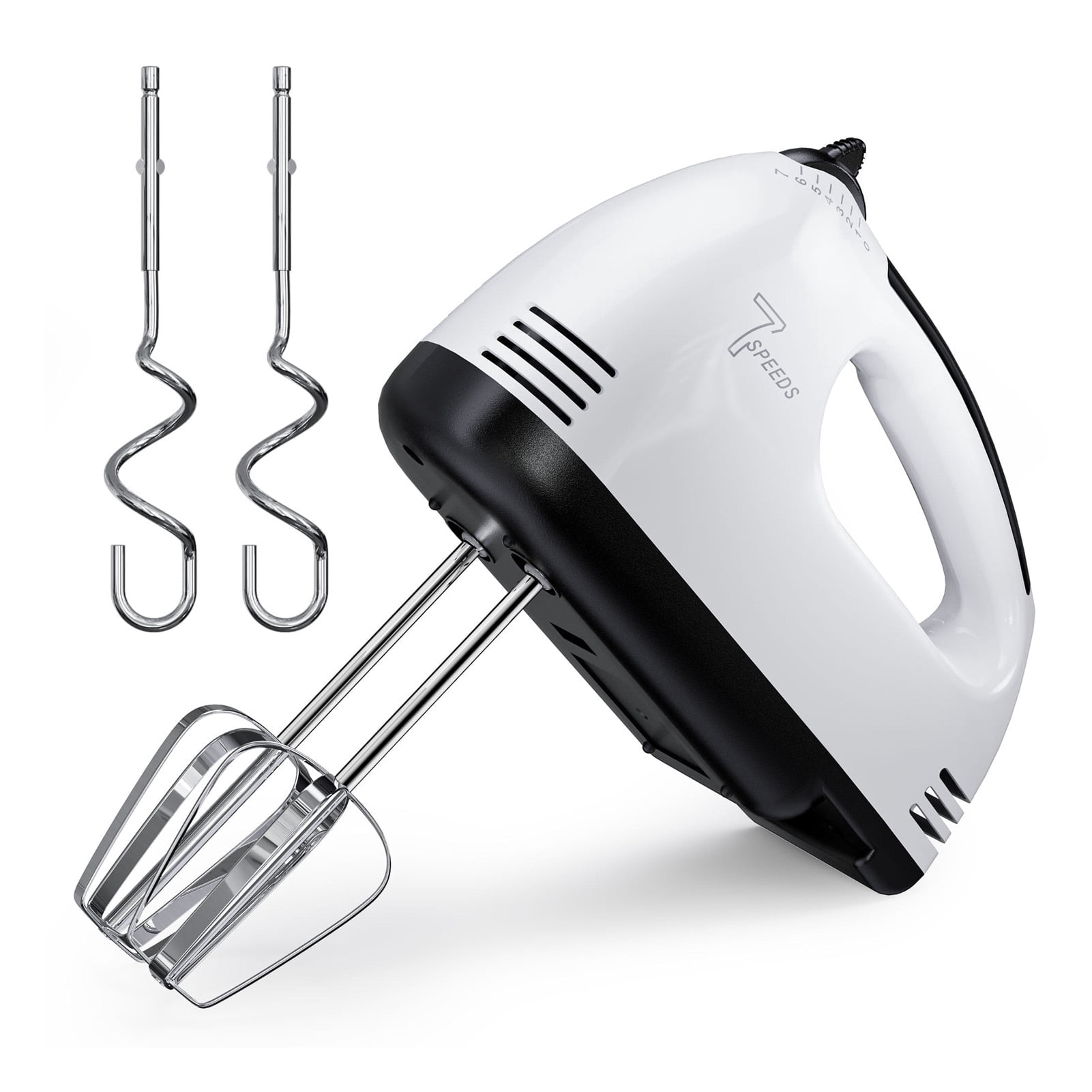 7 Speed Electric Hand Mixer, Portable Kitchen Mixer Food Beater with ...