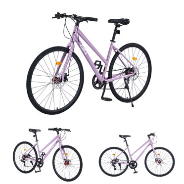 Baldwins 700c Hybrid Bike Wheelset – Front & Rear, 5-Speed Freewheel, Rim Brake, Silver