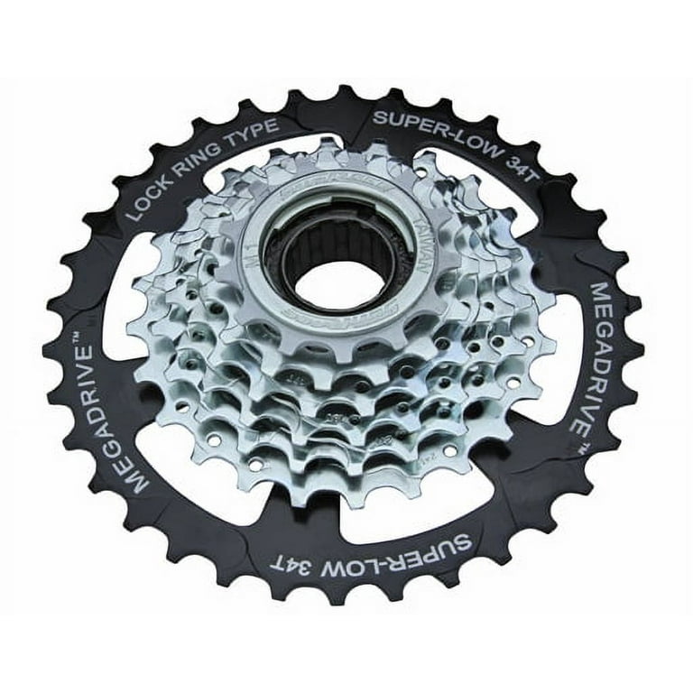 7 Speed Multiple Freewheels Friction MFM 4S Black Zinc Sun Race