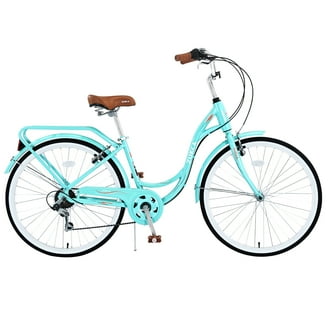 Deluxe Women's 24in Cruiser Bicycle, Light Blue One Size