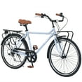 thumbnail image 1 of 7 Speed, Steel Frame, Multiple Colors 26 Inch Vintage Style Bike,Retro Commute Bike for Women and Men, 1 of 2