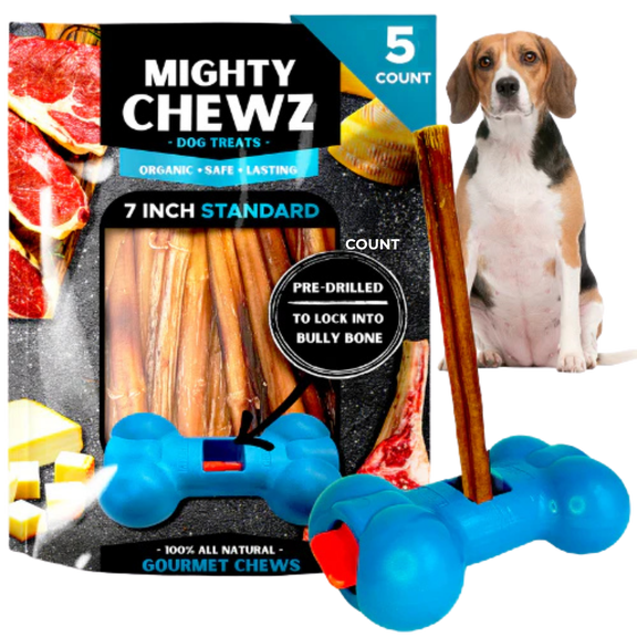 7" Standard Bully Sticks - Bully Bone Included
