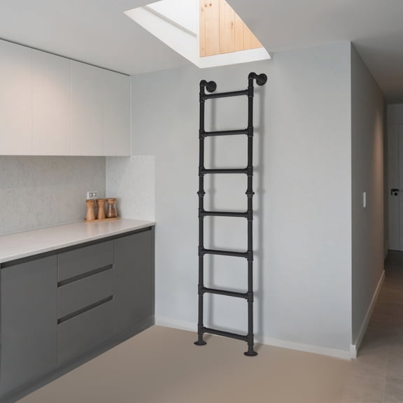 7-Step Ladder, Bunk Bed Ladder, High Loft Attic Step Ladders 190cm/74.8in