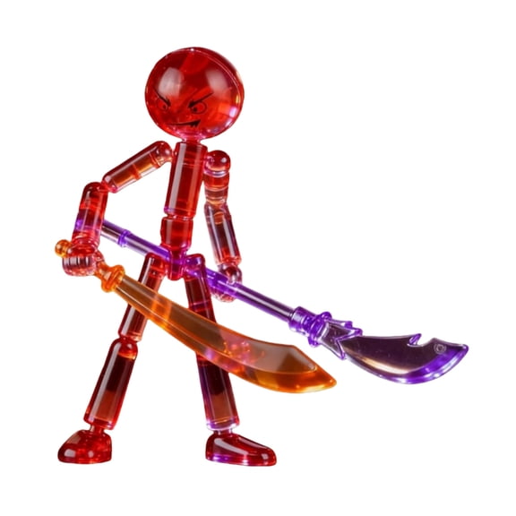 7 Stop Motion Figures Full Body Mechanical Doll Movable Robot Collectable Action Figures Set