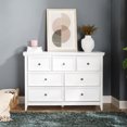 thumbnail image 1 of 7 Storage Dresser In White - Style Cabinet With Easy Drawers And Robust Structure 7 Drawer Chest Of Organizer For Living Room Wear- Easy Assembly, 1 of 6