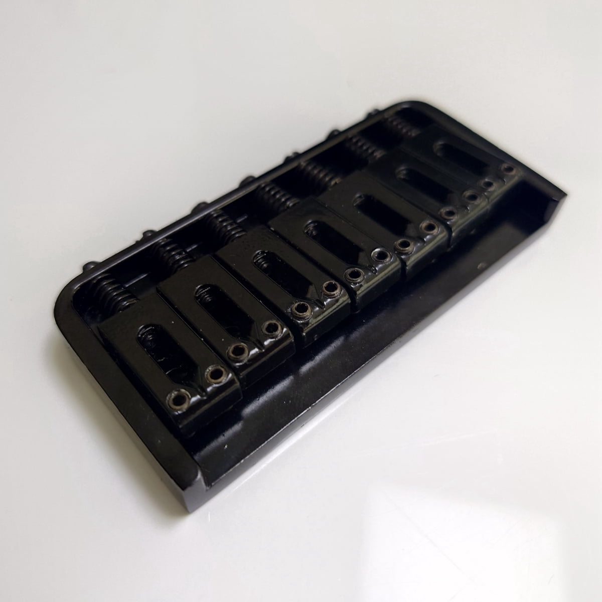 7 String Fixed Electric Guitar Bridge Black Metal Hardtail Bridge Guitar Accessories