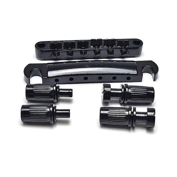7 String Hard Tail Fixed Guitar Bridge with Screws & Wrench Top Load Tailpiece for Precisions Electric Instrument
