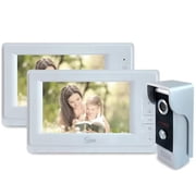 7TFT Color Wired Video Door Phone Intercom System for Home,Wired Video Door Doorbell Kit,Doorbell Camera with Monitor Supports Unlocking,Monitoring,Dual-Way Intercom for Villa Home Office Apartmen