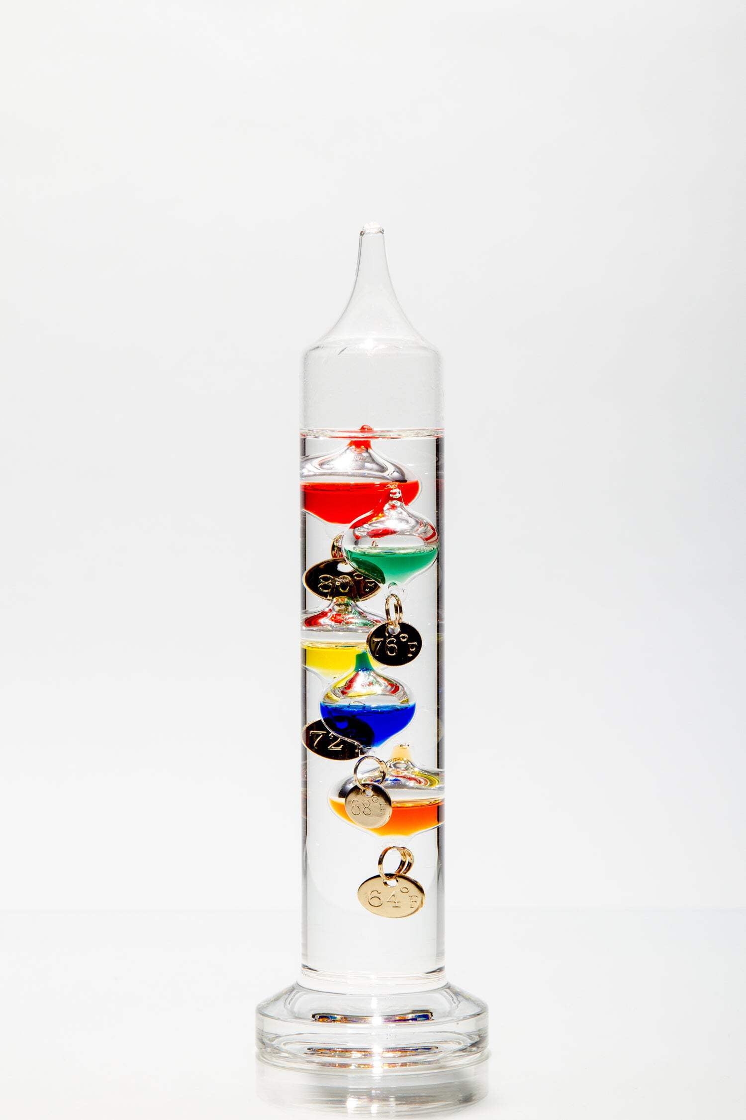GLASSIC GIFTS 7" Tall Galileo Thermometer