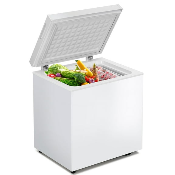 Dimedeal 1.8 Cu.ft Compact Chest Freezer with 7-Level Temperature Control