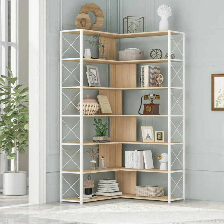 6 foot shop tall bookshelf