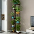 thumbnail image 1 of 7 Tier Plant Stands Indoor Outdoor,Corner Tall Shelf Plant Shelves for Multiple Plants,Display Rack Storage Organizer for Living Room Balcony Garden, 1 of 7