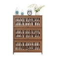 thumbnail image 1 of 7-Tier Shoe Cabinet, Shoe Cabinet with Flip-up Doors 80*32*106cm Tawny, 1 of 13