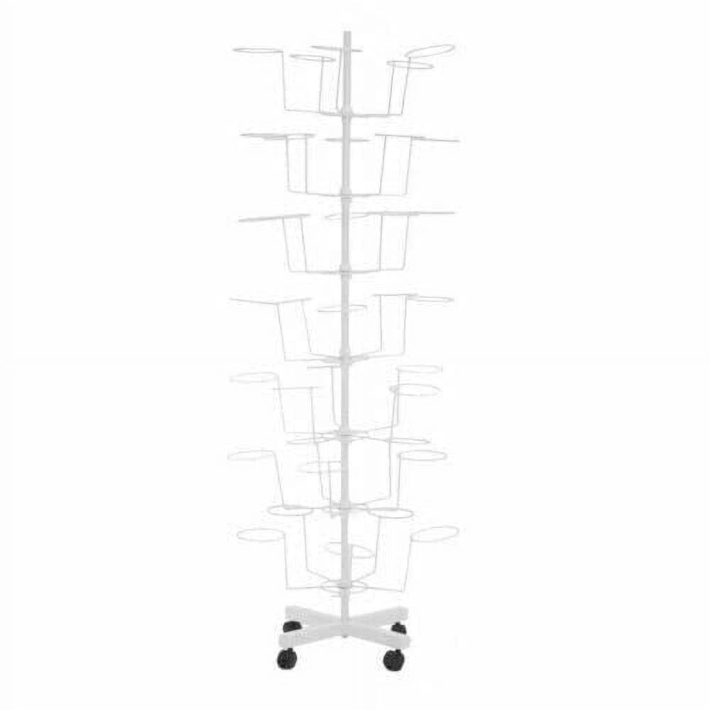 7 Tier hat organizer for baseball caps Commerical Retail Rotating Hat ...