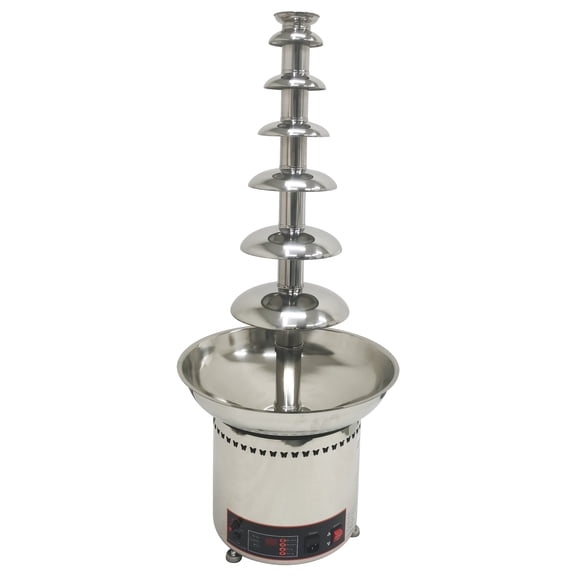7 Tiers Chocolate Fountain Machine Heating Chocolate Melting Machine Wedding Party Birthday Party 17.6lb Capacity 110V