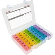Pill Thing 7-Day Weekly Pill Box Organizer Case, Secure Small Travel Container with Medication Schedule