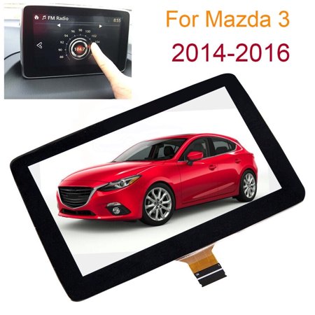 7" Touch Screen Glass for Mazda 3 Information 2014 2015 2016 Display BHP1611J0D