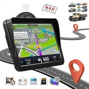 7" Truck RV Car GPS Navigation 8GB+256M Touchscreen Navigator with Voice Guidance FM Radio Music Movie Game