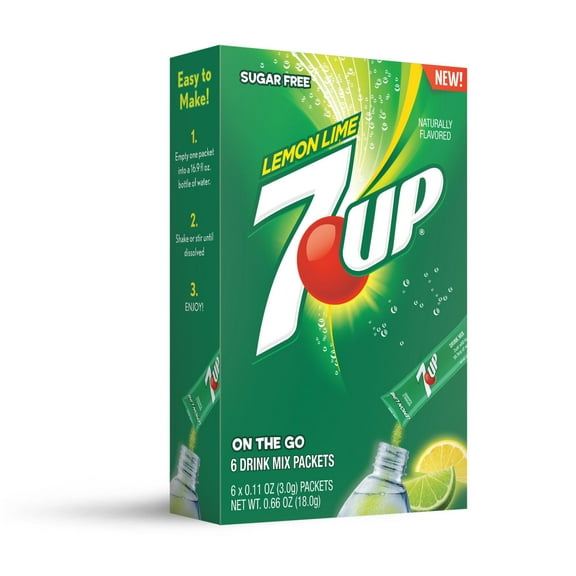 7-UP Powder Drink Mix, Lemon Lime