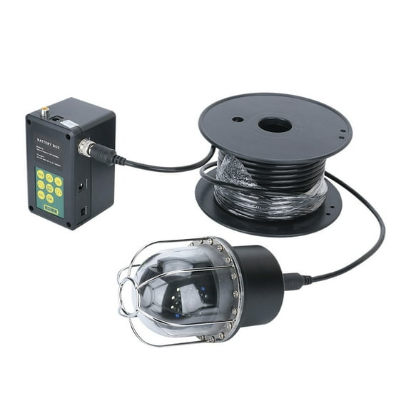 7'' Underwater Fishing Video Camera Fish Finder IP68 Waterproof 360° Rotating Dome Rotating Panoramic Viewing Camera ,Fishing Observation Device